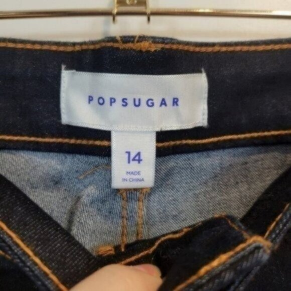 PopSugar | High Rise Skinny Jeans Dark Rince Wash NWT - Picture 3 of 12